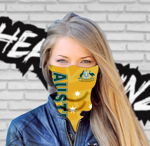 BULK PACK - Aussie Gold & Green Flag Headskinz (10 unit pack) - Image 2