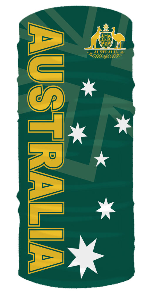 BULK PACK - Aussie Green & Gold Flag Headskinz (10 unit pack) - Image 3