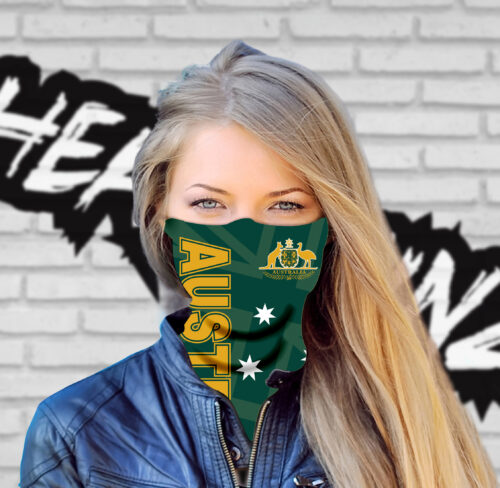 BULK PACK - Aussie Green & Gold Flag Headskinz (10 unit pack) - Image 4
