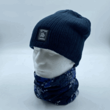 Cable Knit Beanie - NAVY