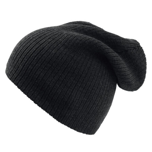 Beanie - Slouch Style - BLACK - Image 2