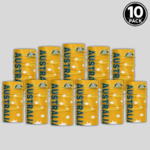 BULK PACK - Aussie Gold & Green Flag Headskinz (10 unit pack)