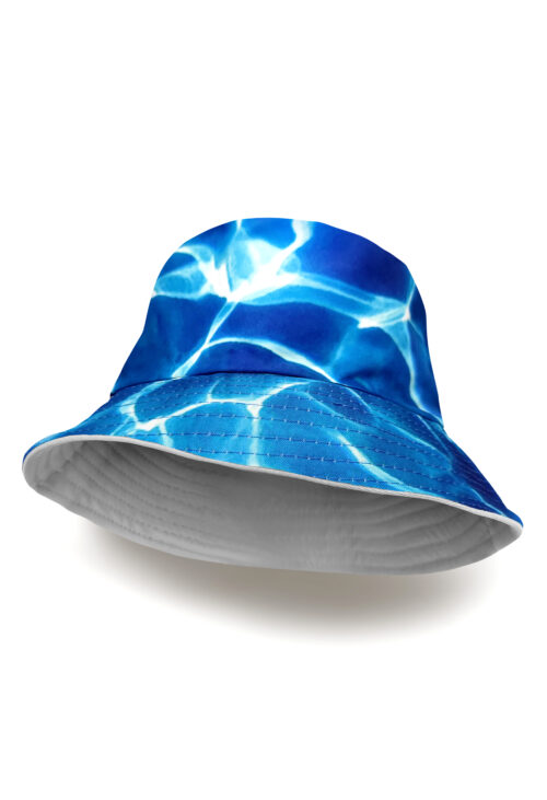 Reversible Bucket Hatz - White (and Crystal Water) - Image 5