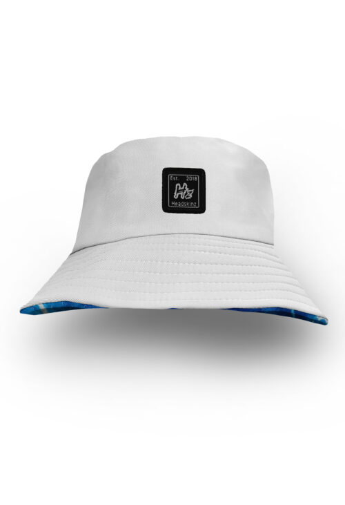 Reversible Bucket Hatz - White (and Crystal Water)