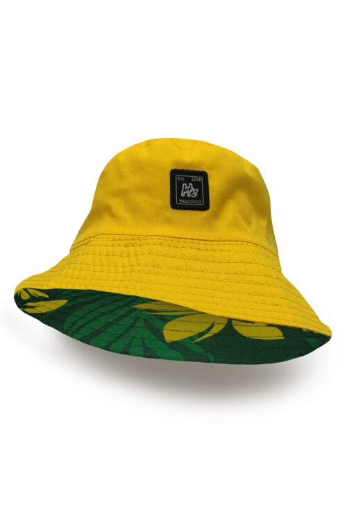 Reversible Bucket Hatz - Tropicana Design (and Yellow) - Image 5