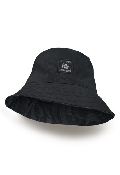 Reversible Bucket Hatz - Black (and Tribal Tapestry Design) - Image 2