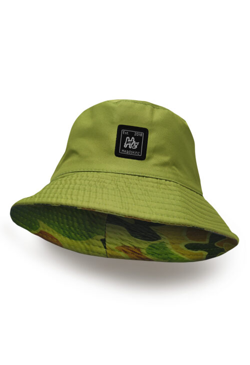 Reversible Bucket Hatz - Earthy Green (and Auscam Design) - Image 2