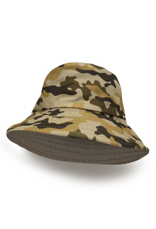 Reversible Bucket Hatz - Tan (and Desert Storm Design) - Image 5
