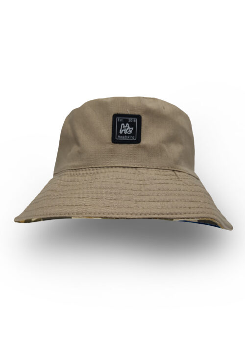 Reversible Bucket Hatz - Tan (and Desert Storm Design)