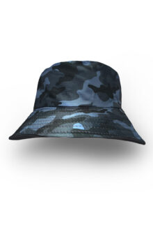 Reversible Bucket Hatz - Military Grey/Blue Design (and Black)