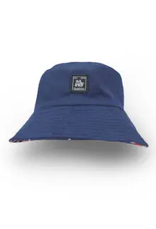 Reversible Bucket Hatz - Blue (and Aussie Flag Design)