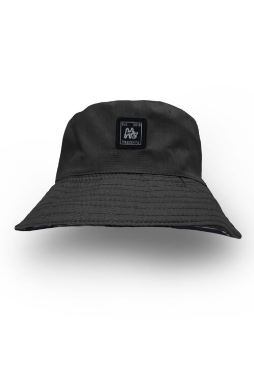 Reversible Bucket Hatz - Dark Grey (and Aussie Flag Blacko)