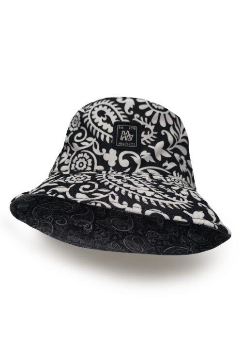 Reversible Bucket Hatz - Paisley Black (and Retro Black) - Image 5