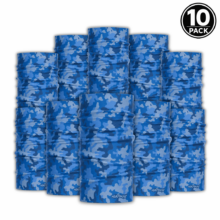 BULK PACK - Army Fishing Blue Camo Headskinz (10 unit pack)