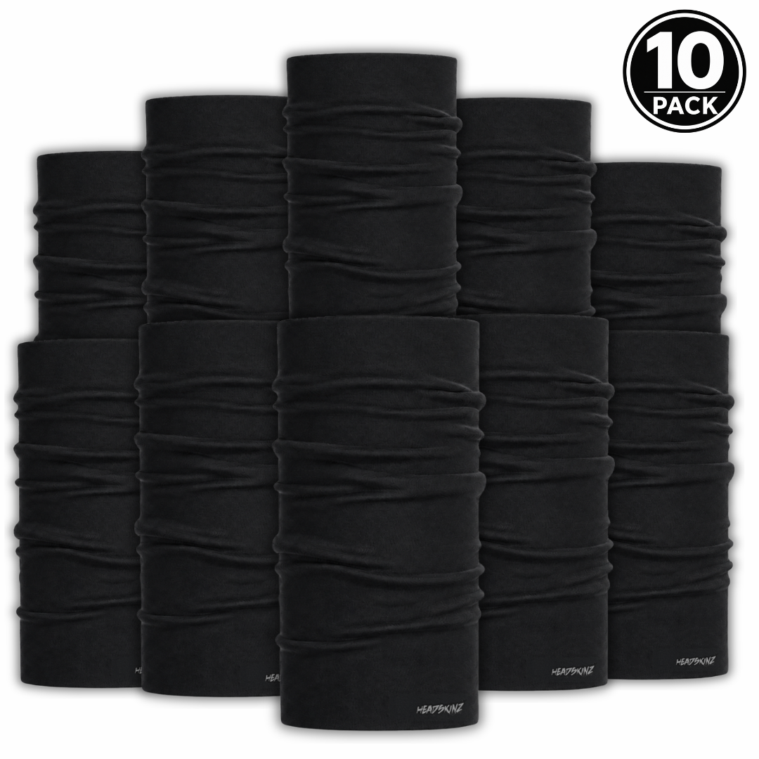 BULK PACK - Black Headskinz (10 unit pack)
