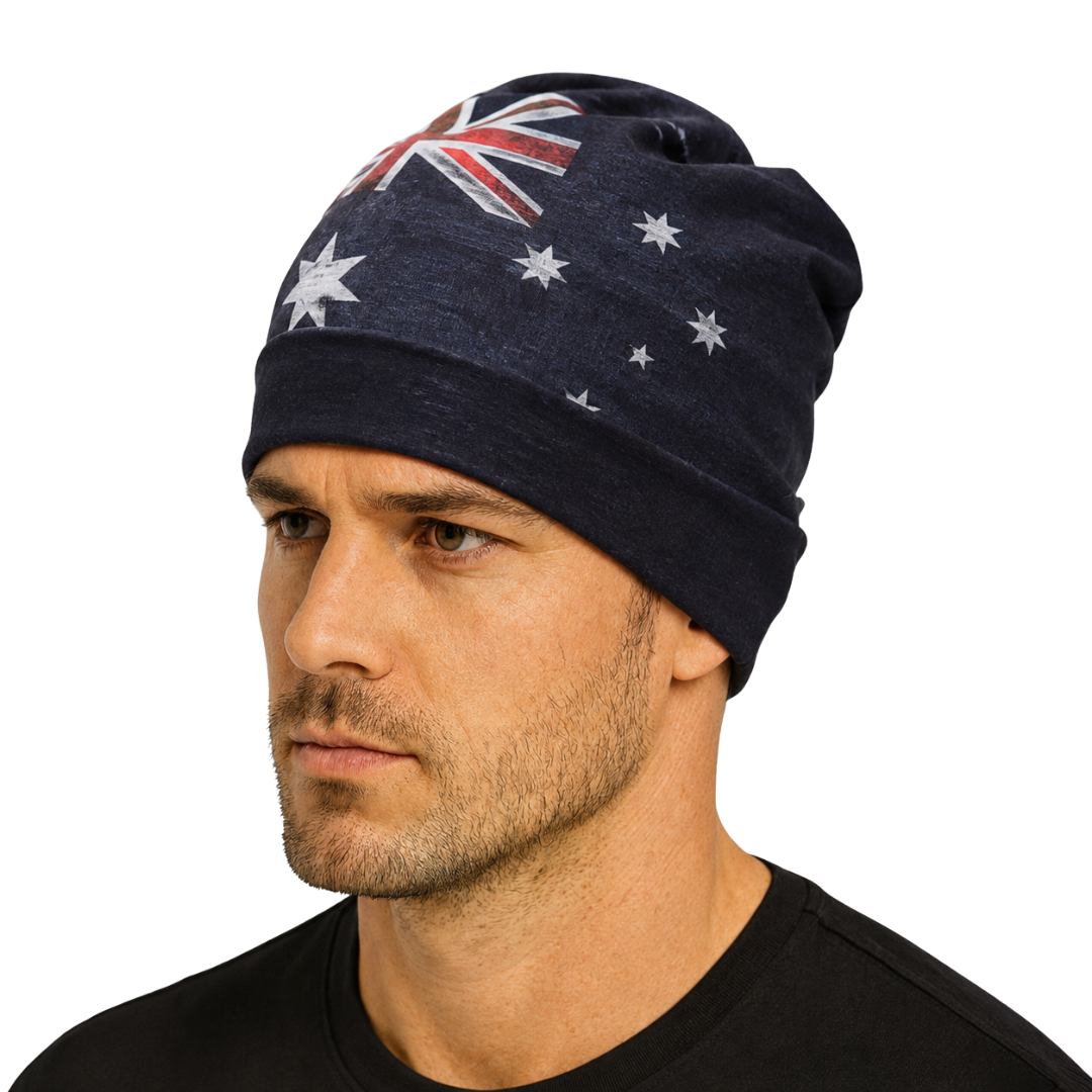 Microfleece Beanie - Australian Flag