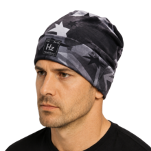 Microfleece Beanie - Australian flag Blacked