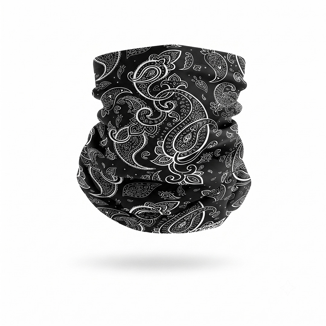 Black Paisley Gaiter Classic Headskinz - Image 3