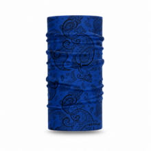 Classic Blue Paisley Headskinz