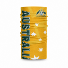 Aussie Gold & Green Flag Headskinz