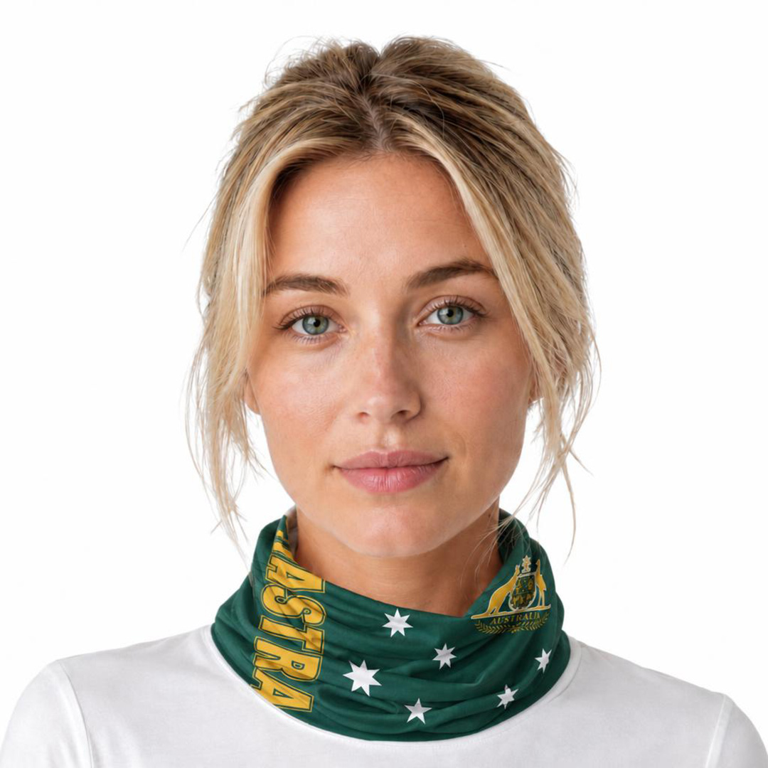 Aussie Green & Gold Flag Headskinz - Image 4