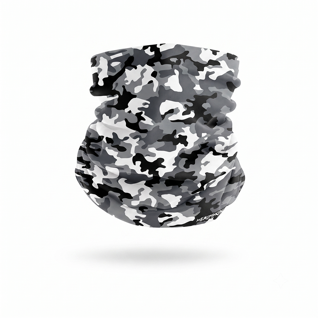 Army Black, Grey & White Camo Headskinz - Image 3