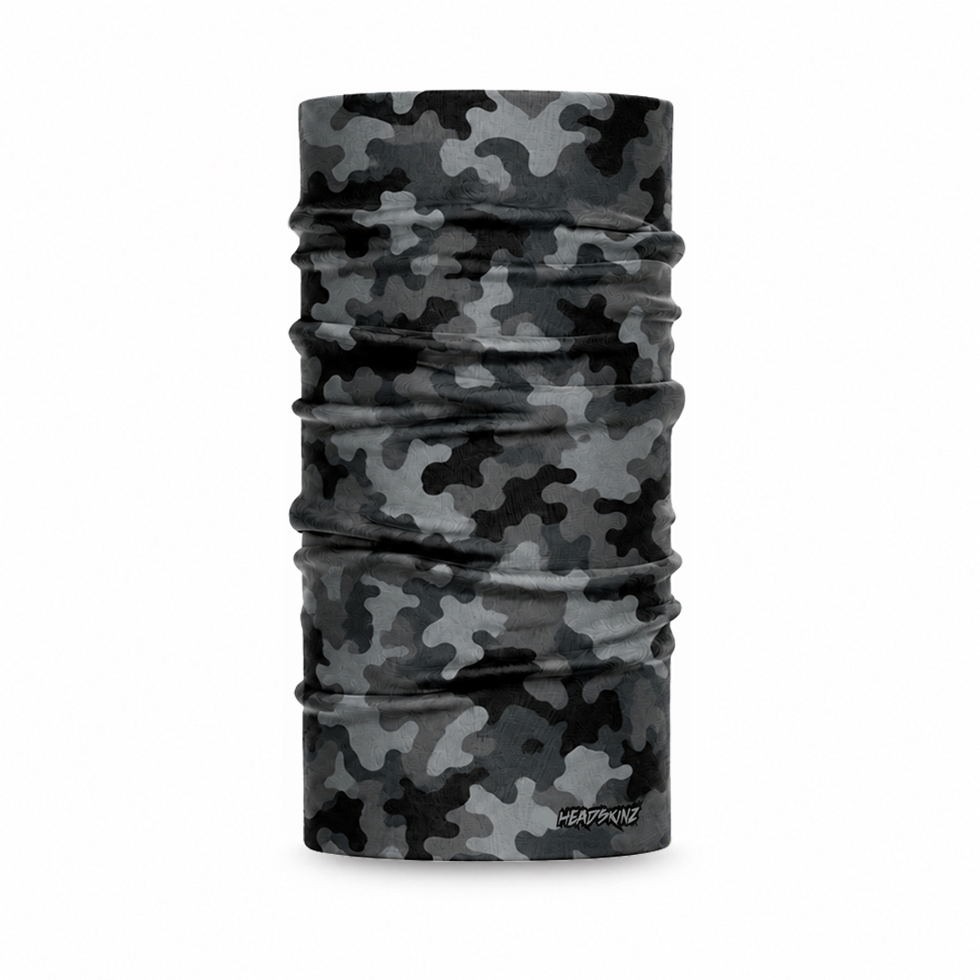 Military Grey Camo Headskinz