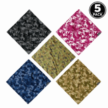 MINI PACK - Camo Bandana (5 unit pack)